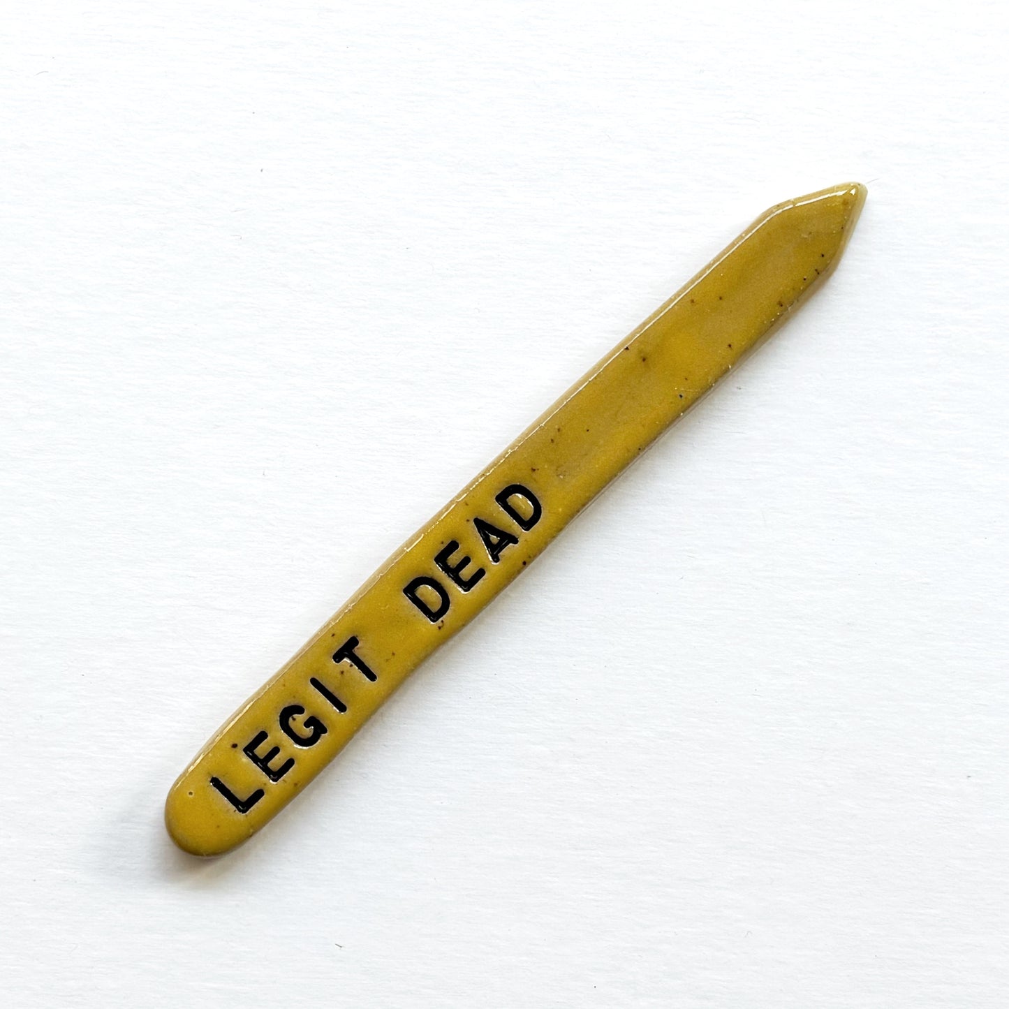Hand-Stamped Houseplant Stake | Multiple Styles Available