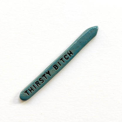 Hand-Stamped Houseplant Stake | Multiple Styles Available