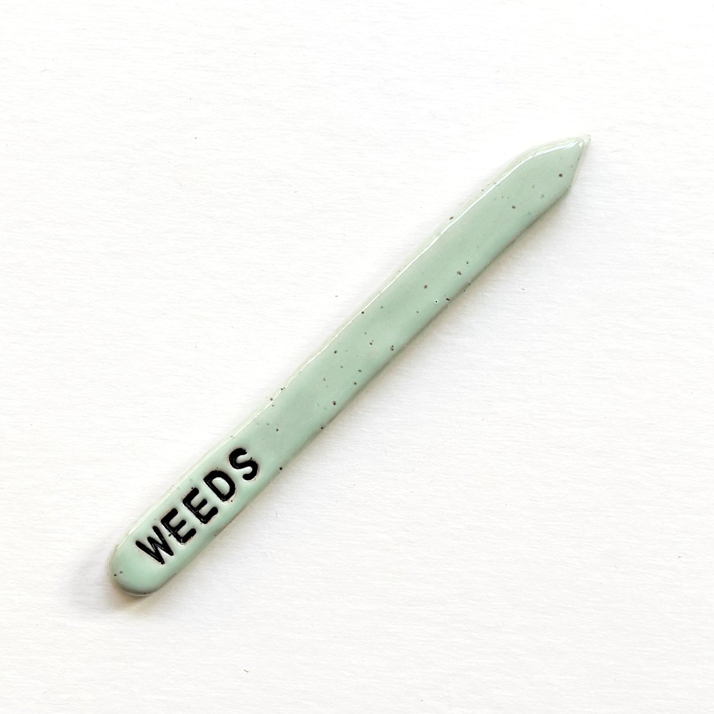 Hand-Stamped Houseplant Stake | Multiple Styles Available