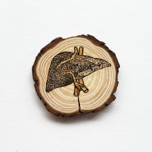 Patterned Liver | Coaster