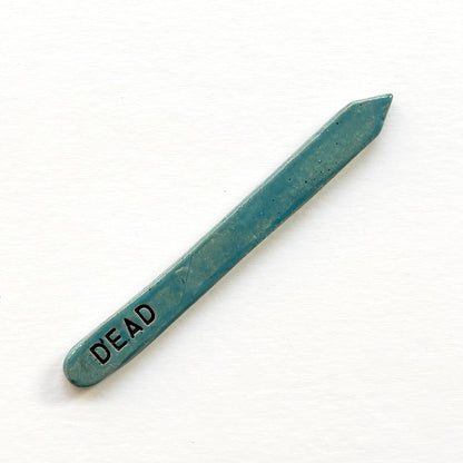 Hand-Stamped Houseplant Stake | Multiple Styles Available
