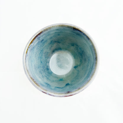 Tall Cappuccino Cup | Blue Sunset Alabaster