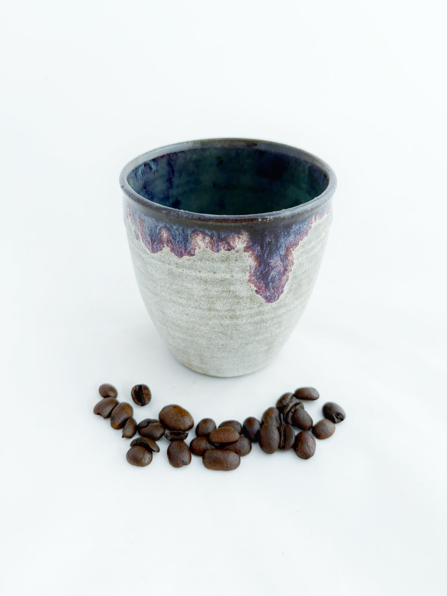 Tall Cappuccino Cup | Blue Sunset Alabaster