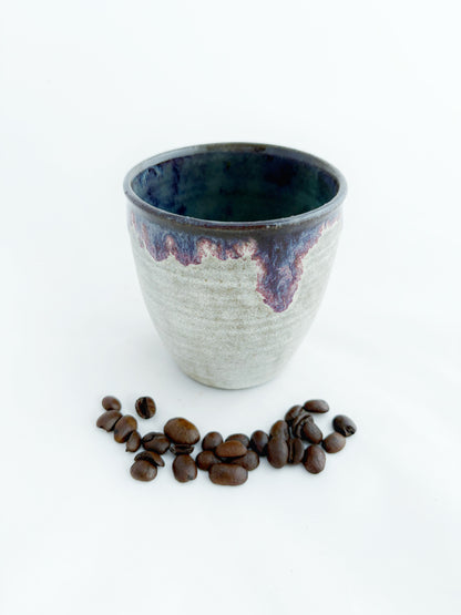 Tall Cappuccino Cup | Blue Sunset Alabaster