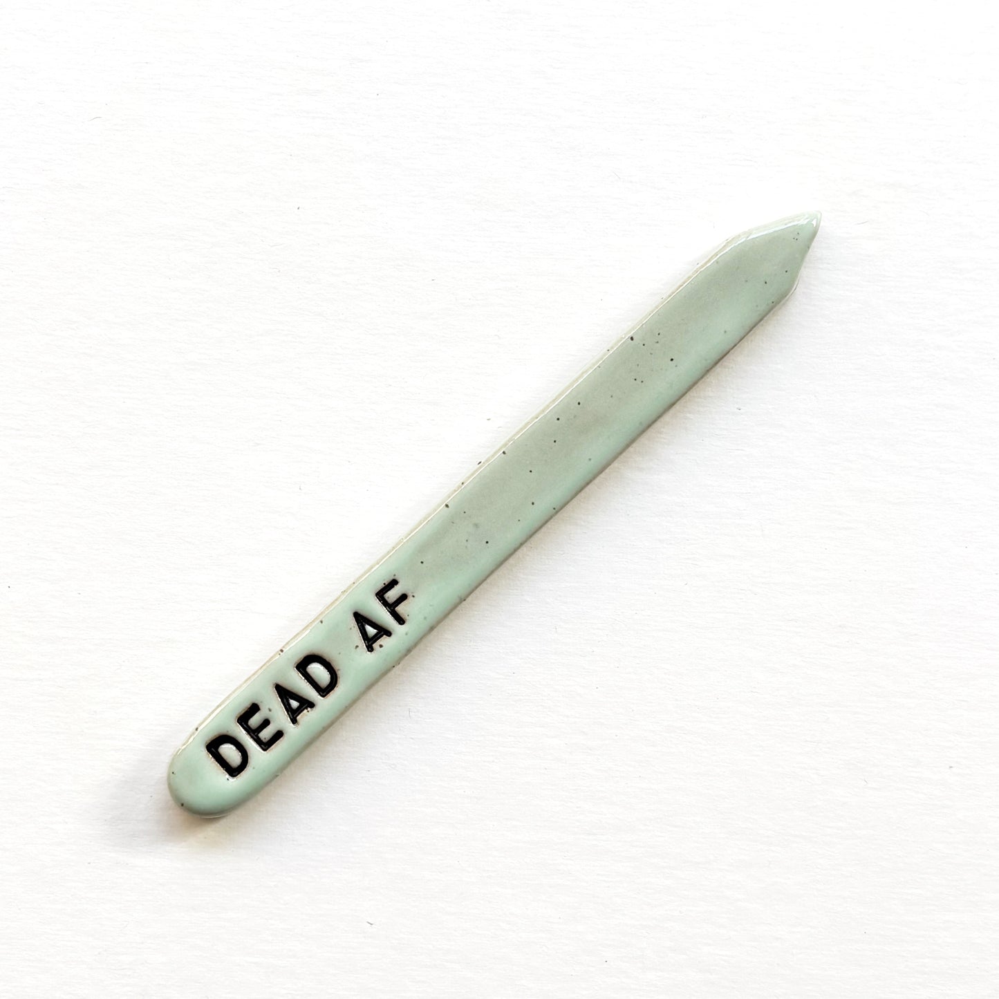 Hand-Stamped Houseplant Stake | Multiple Styles Available
