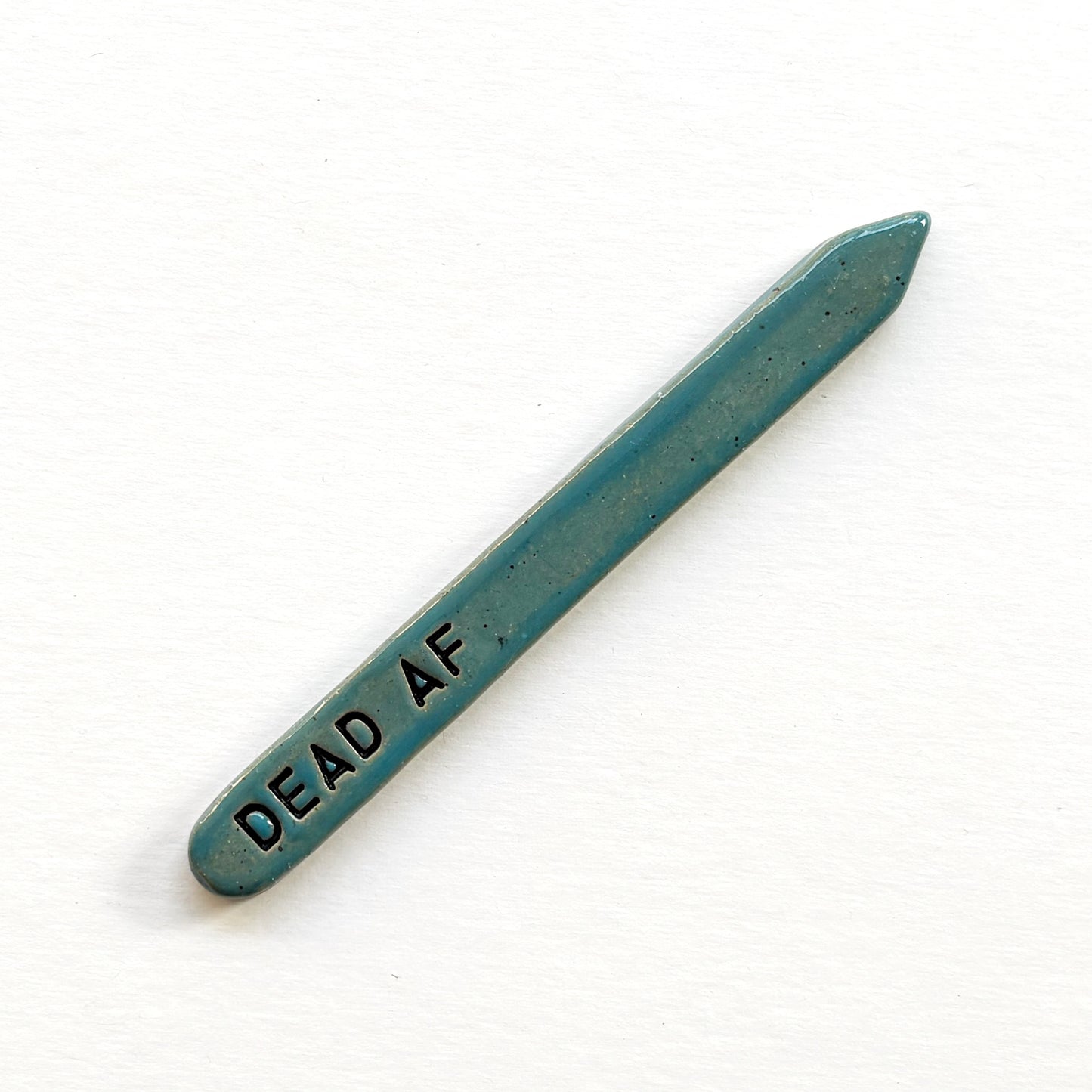 Hand-Stamped Houseplant Stake | Multiple Styles Available
