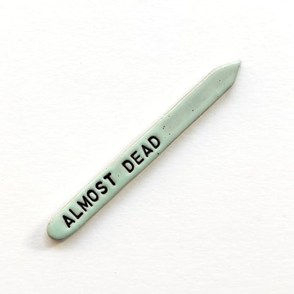 Hand-Stamped Houseplant Stake | Multiple Styles Available