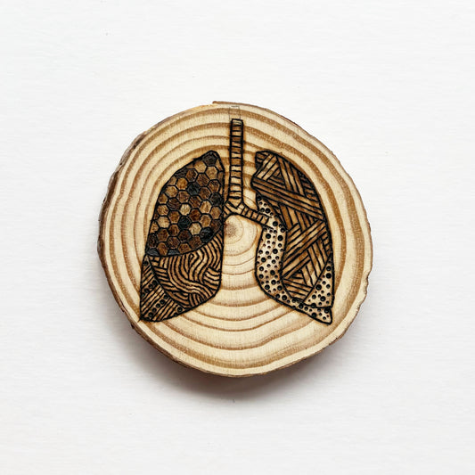 Patterned Lungs | Coaster