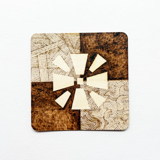 Geometric Negative Space | Small Wall Hanging
