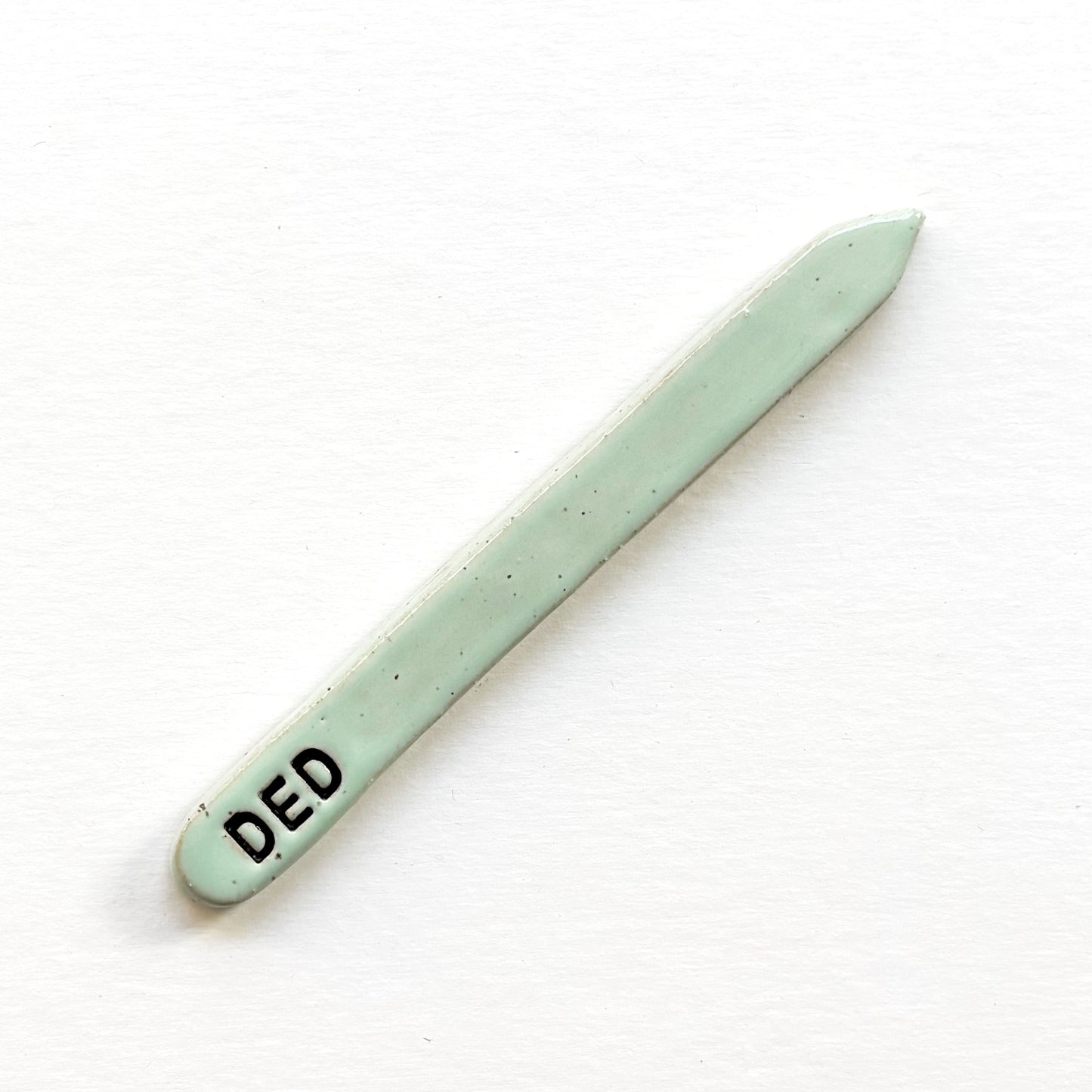 Hand-Stamped Houseplant Stake | Multiple Styles Available