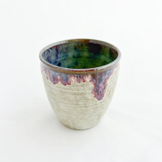 Tall Cappuccino Cup | Blue Sunset Alabaster