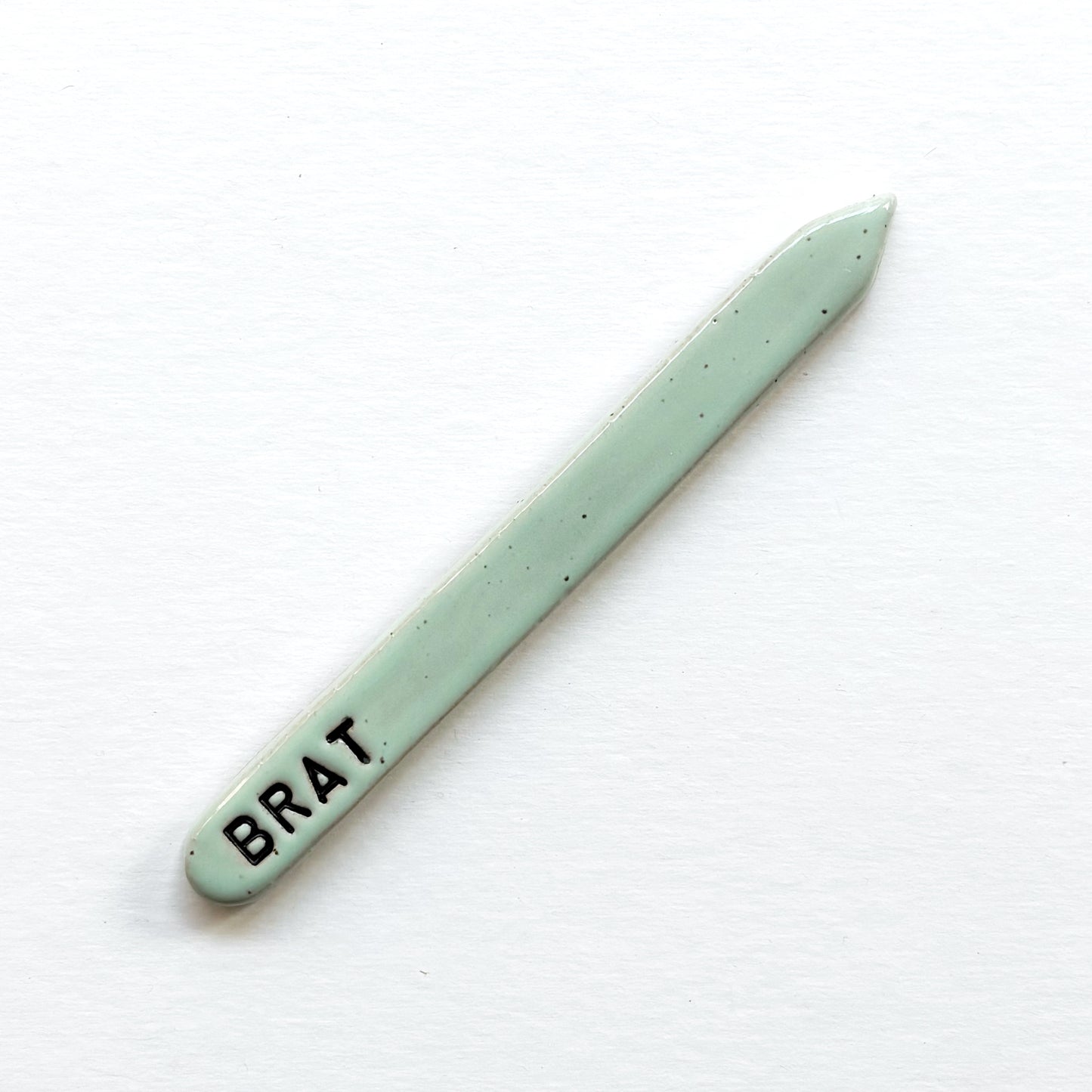 Hand-Stamped Houseplant Stake | Multiple Styles Available