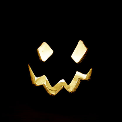 Jack O Lantern Luminary | Purple-Pink Zig Zag