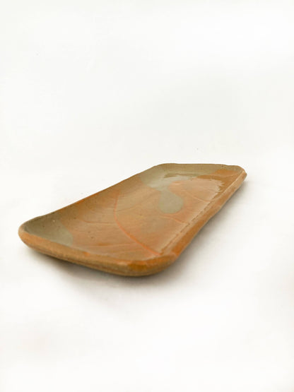 Fig Leaf Plate | Extra-Small Orange