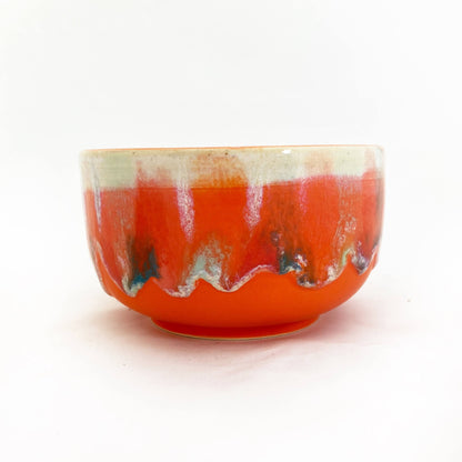 Drippy Dessert Bowl | Orange