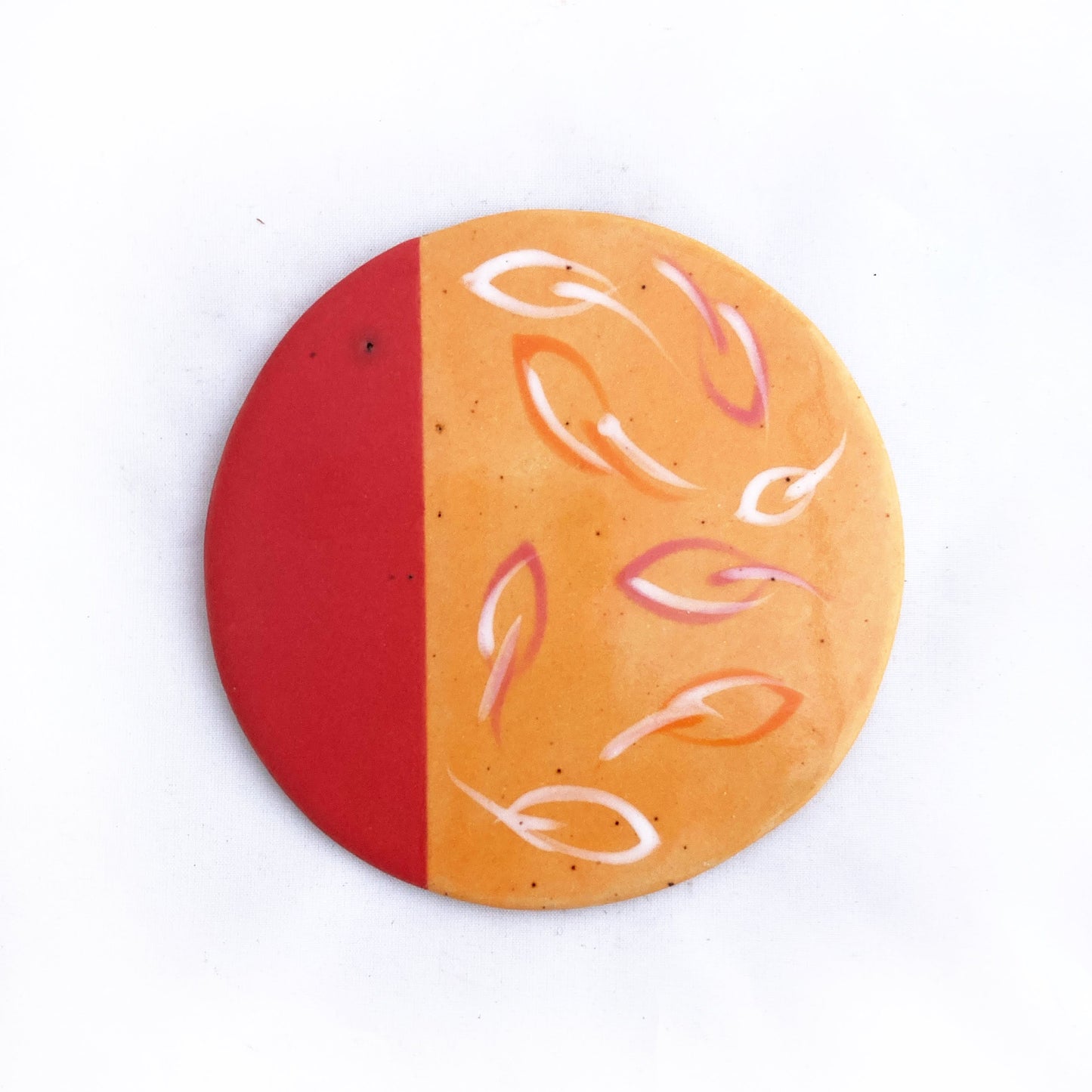 Pink and Orange Coaster