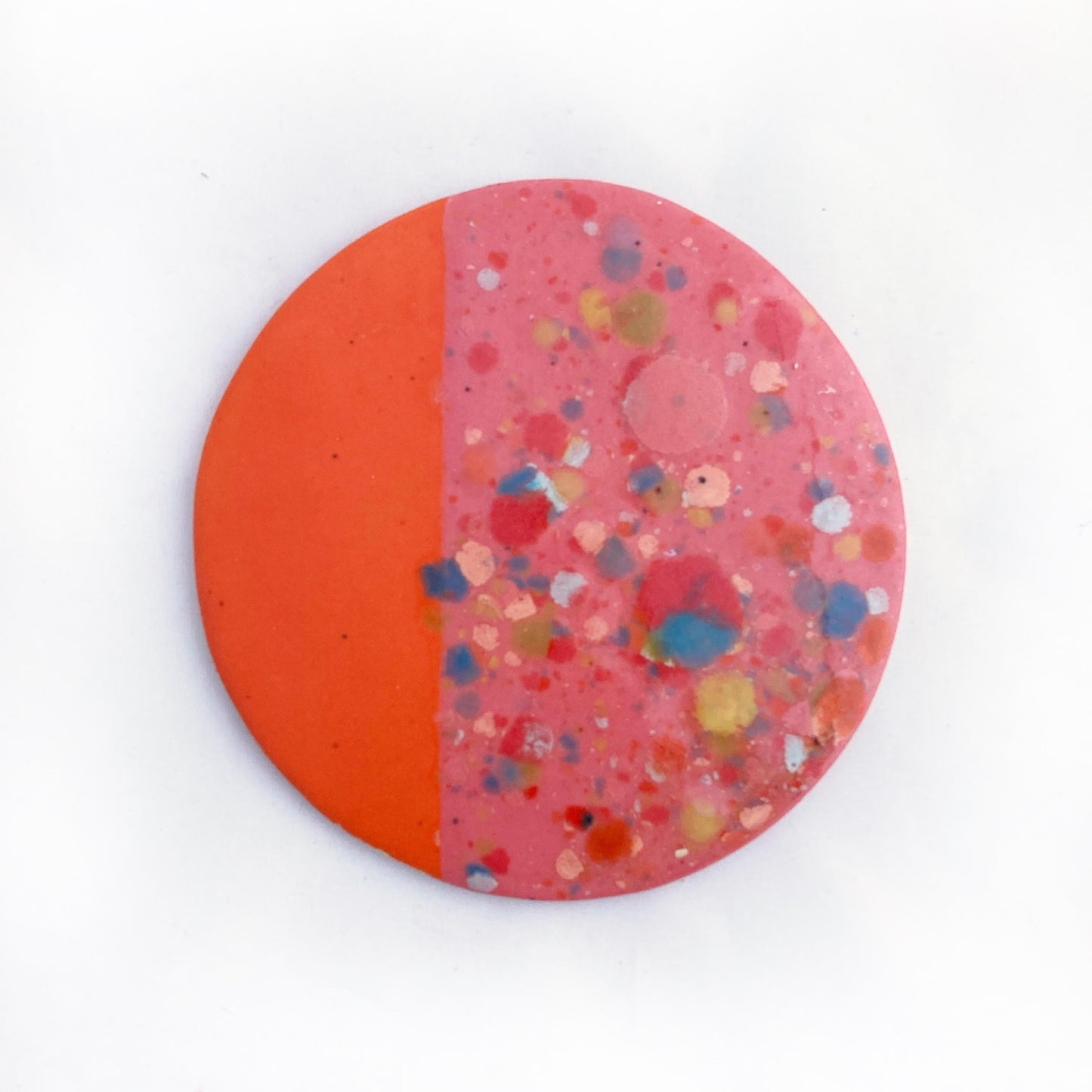 Pink and Orange Coaster