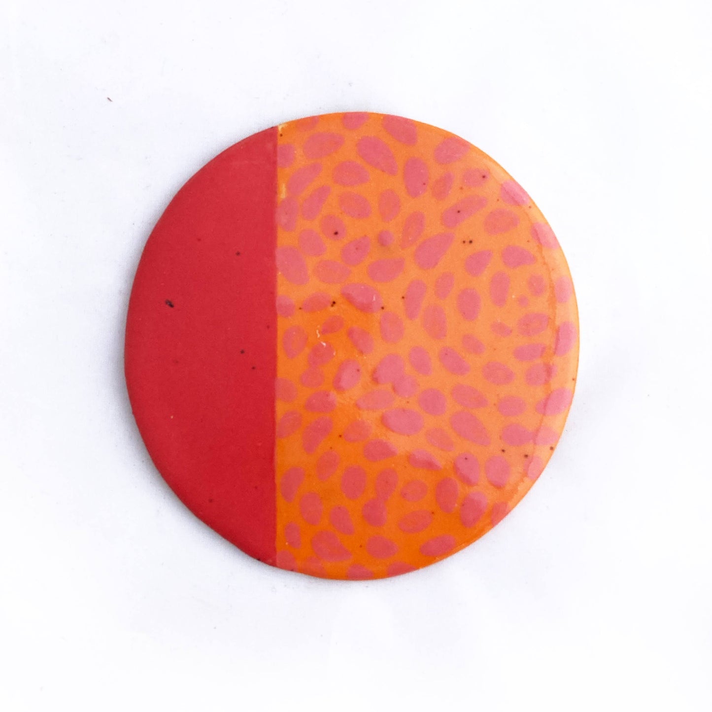 Pink and Orange Coaster