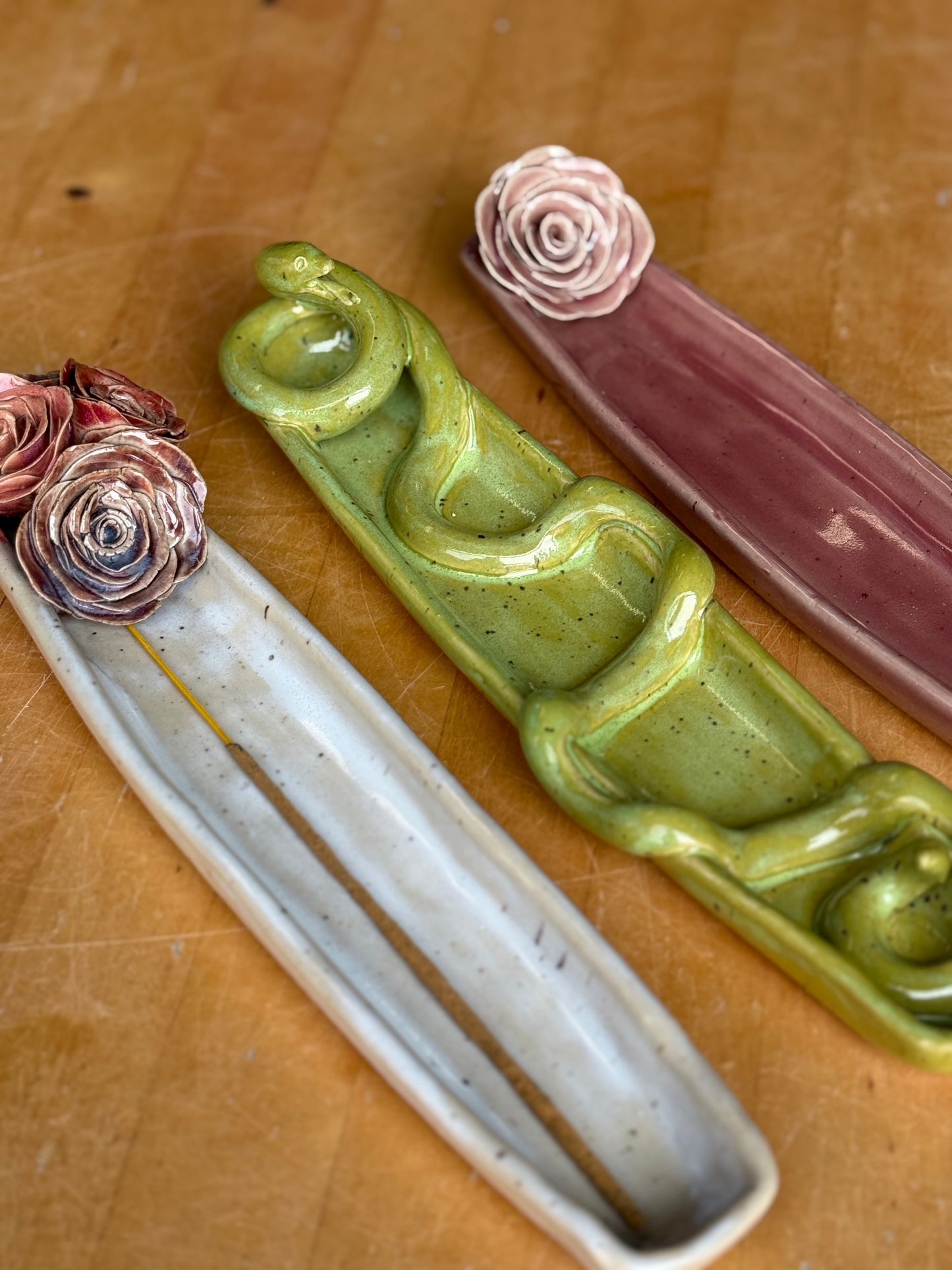 Rose Incense Holder Handbuilding Workshop | Thursday, August 27, 2026