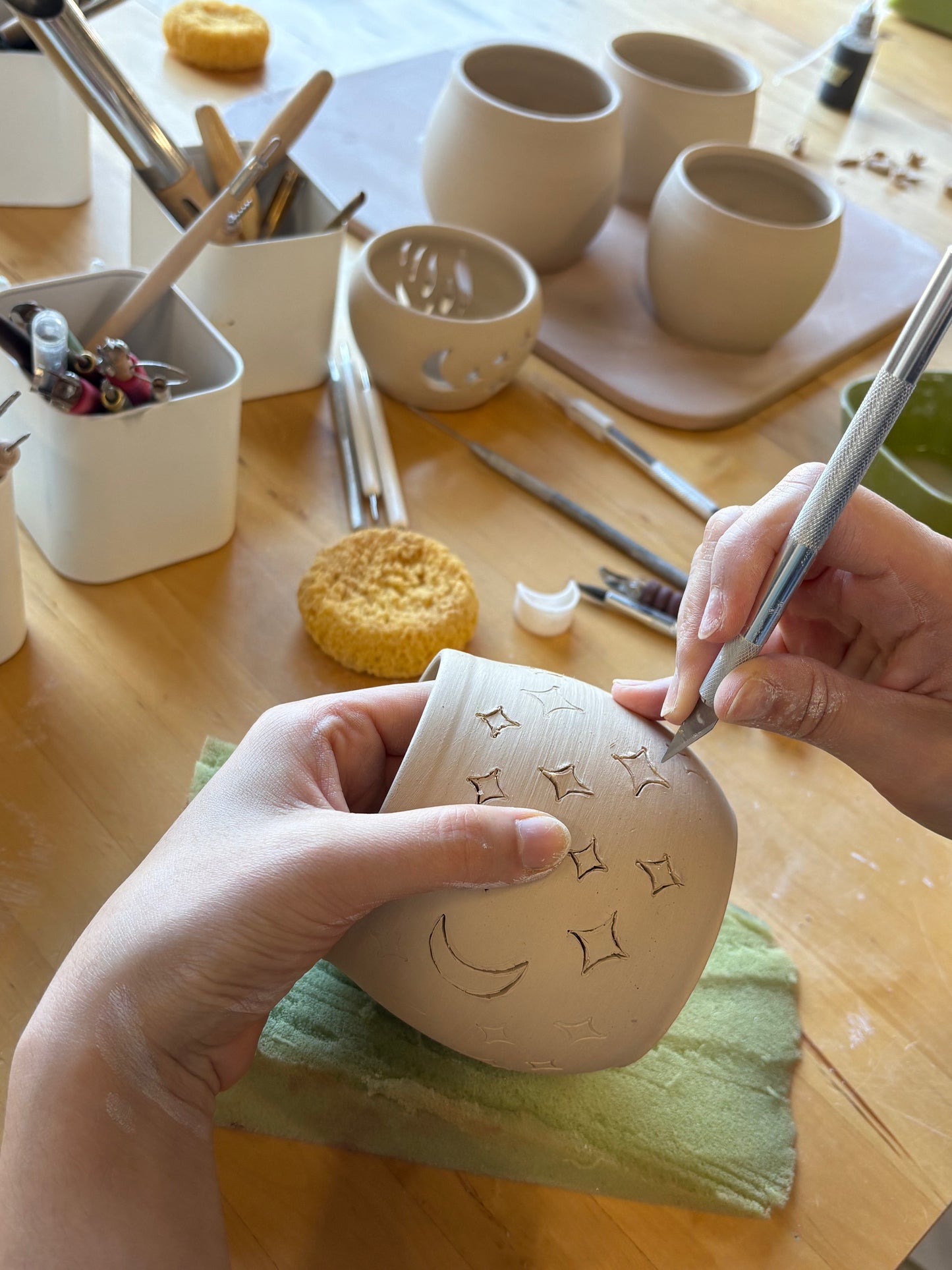 Ceramic Tea-Light Luminary Workshop | Tuesday, February 3, 2026 (New date!)
