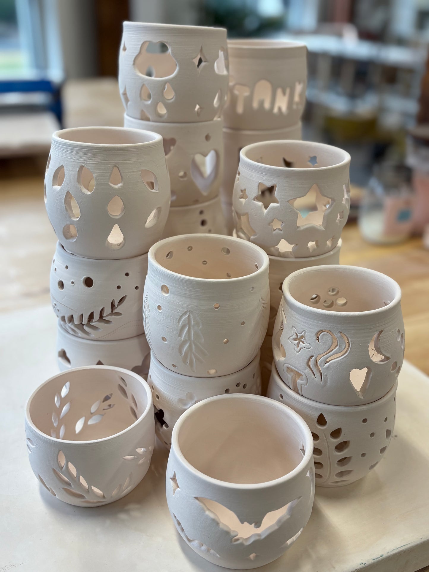 Ceramic Tea-Light Luminary Workshop | Tuesday, February 3, 2026 (New date!)