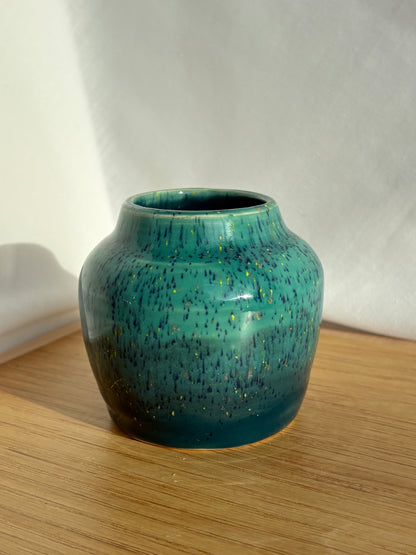 Ombre Speckled Bud Vase