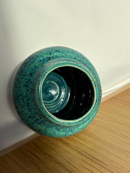Ombre Speckled Bud Vase