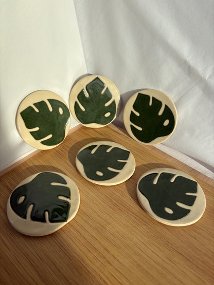 Monstera Coaster