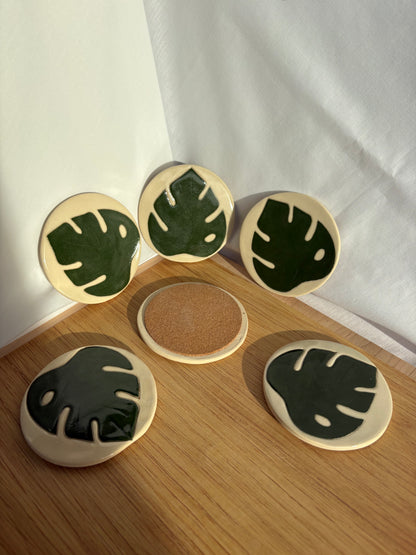 Monstera Coaster