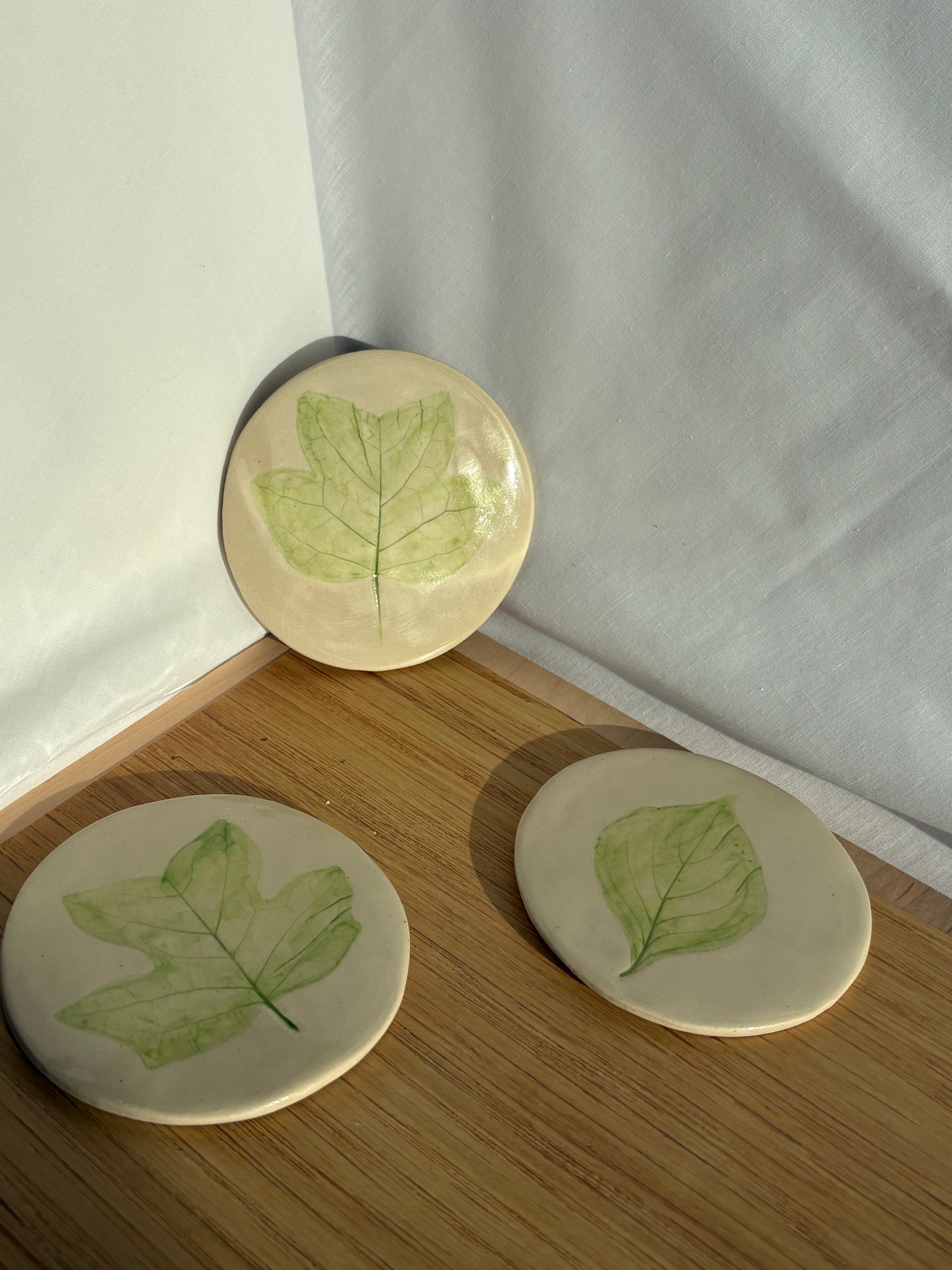 Leaf Impression Coaster | Multiple Styles