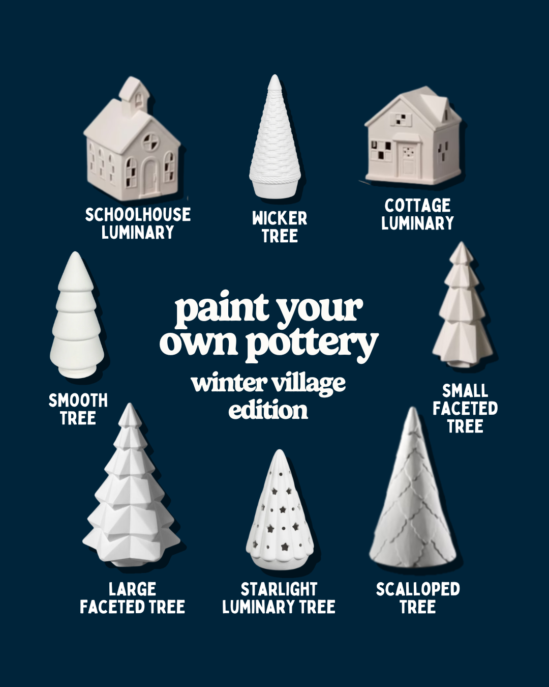 Ovenbird x Meld Paint-Your-Own-Pottery Workshop | Winter Village Edition | Friday, December 5, 2025