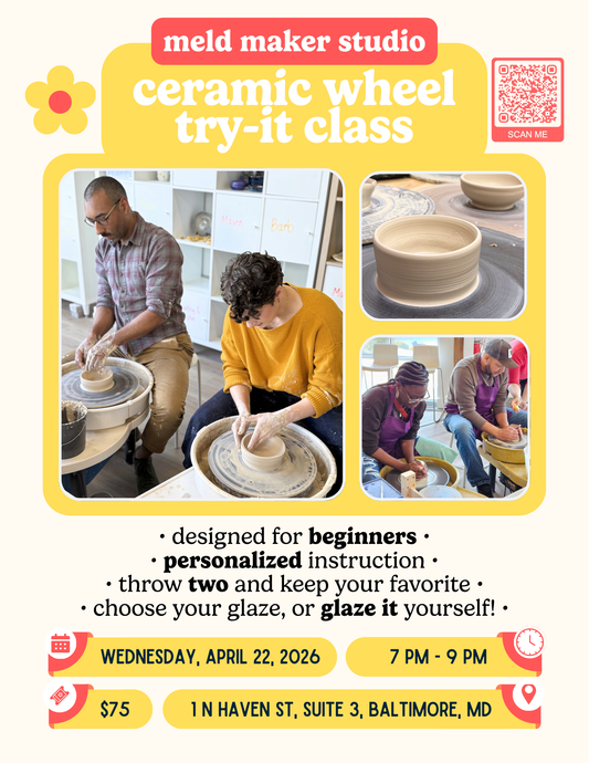Beginner Wheel Try-It Workshop | Wednesday, April 22, 2026
